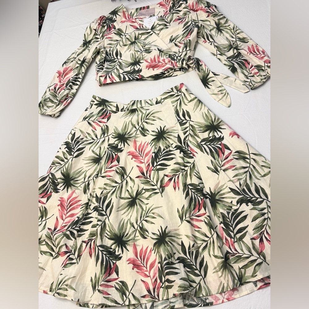 🛍🛍 NWT …. GAL MEETS GLAM 2-PC FLOWING SKIRT SET, SIZE 12  🛍🛍